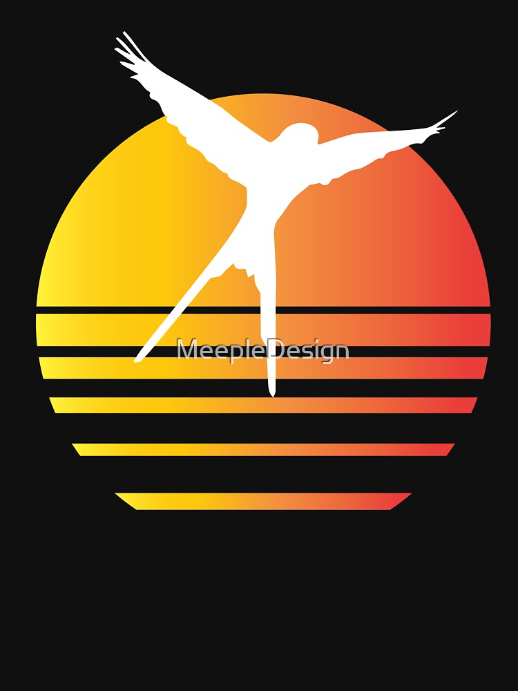 Wingspan Synthwave - Board Game Inspired Graphic - Tabletop Gaming  - BGG by MeepleDesign