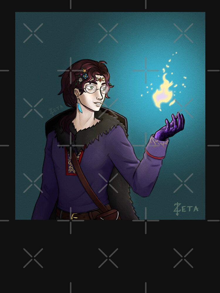 Human Wizard DnD portrait by ZentropyArt