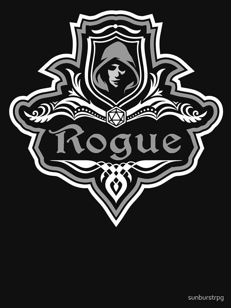 D&D Rogue Class | Dungeons and Dragons Fancy Emblem by sunburstrpg