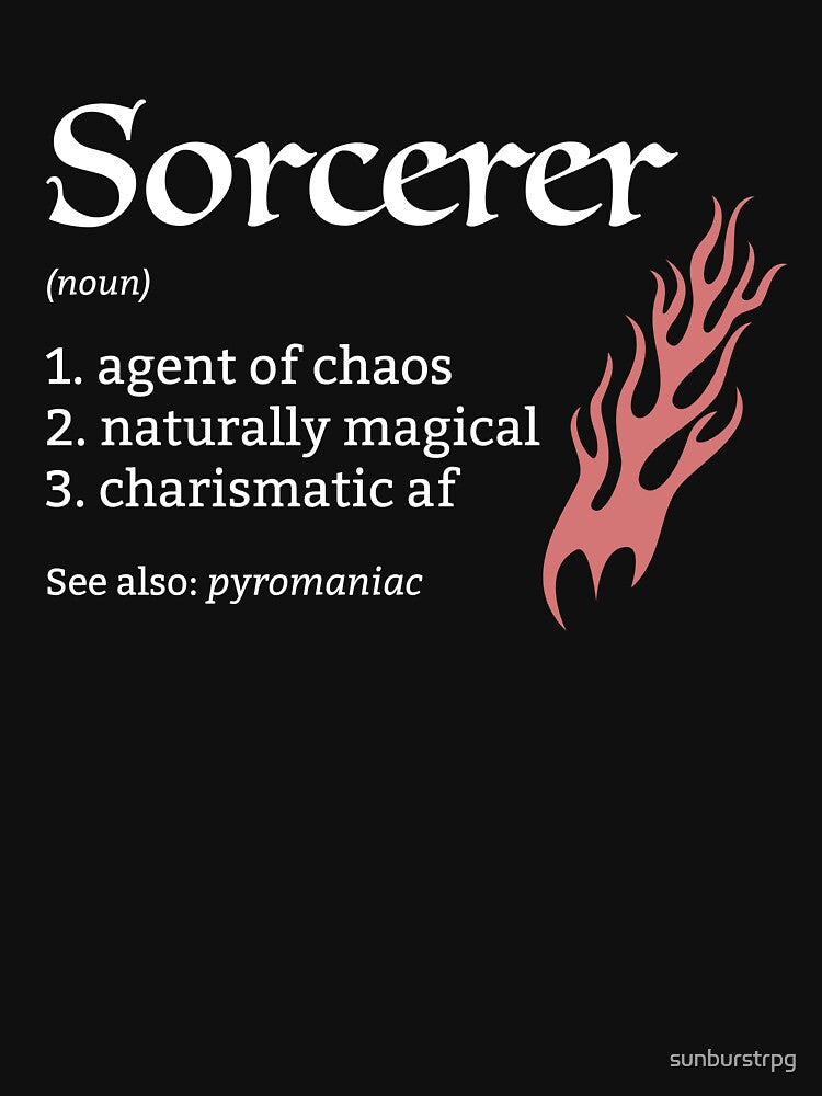D&D Sorcerer Class Definition for Dungeons and Dragons by sunburstrpg