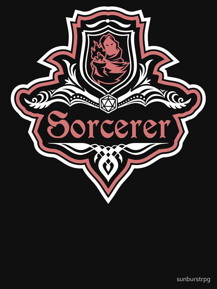 D&D Sorcerer Class | Dungeons and Dragons Fancy Emblem by sunburstrpg