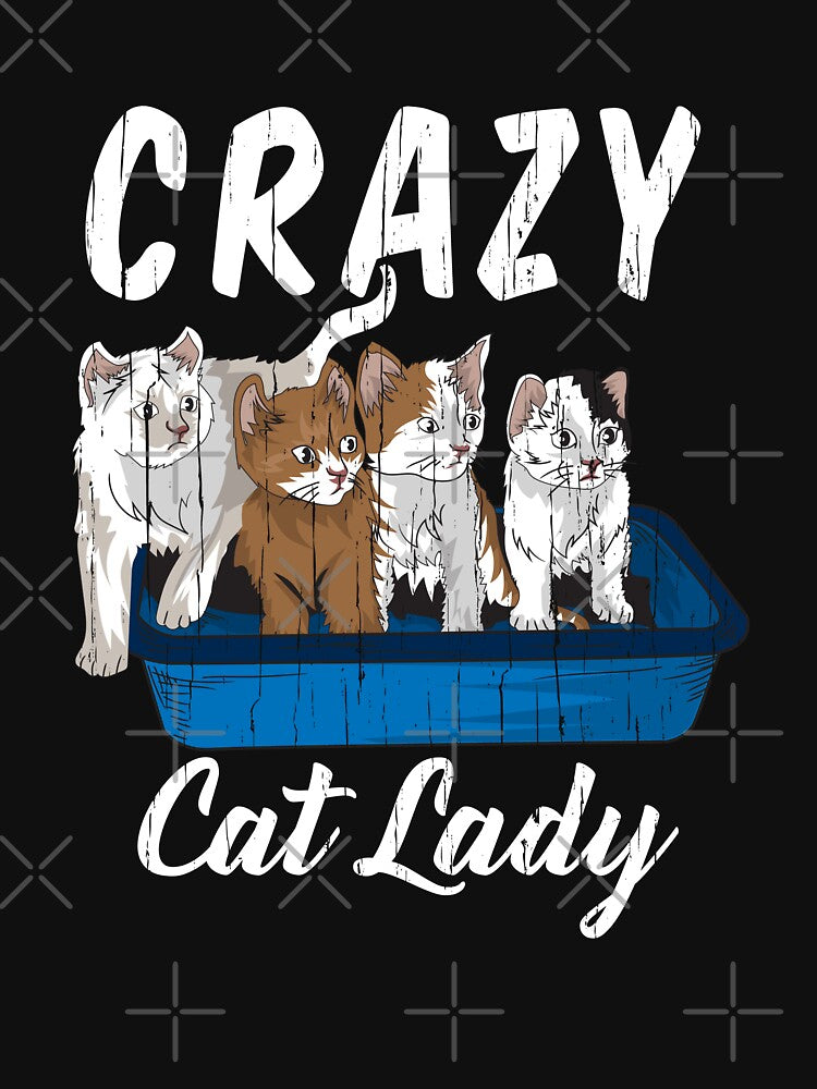 Crazy Cat Lady Cute Animal Lover Gift by Hananiah Merch