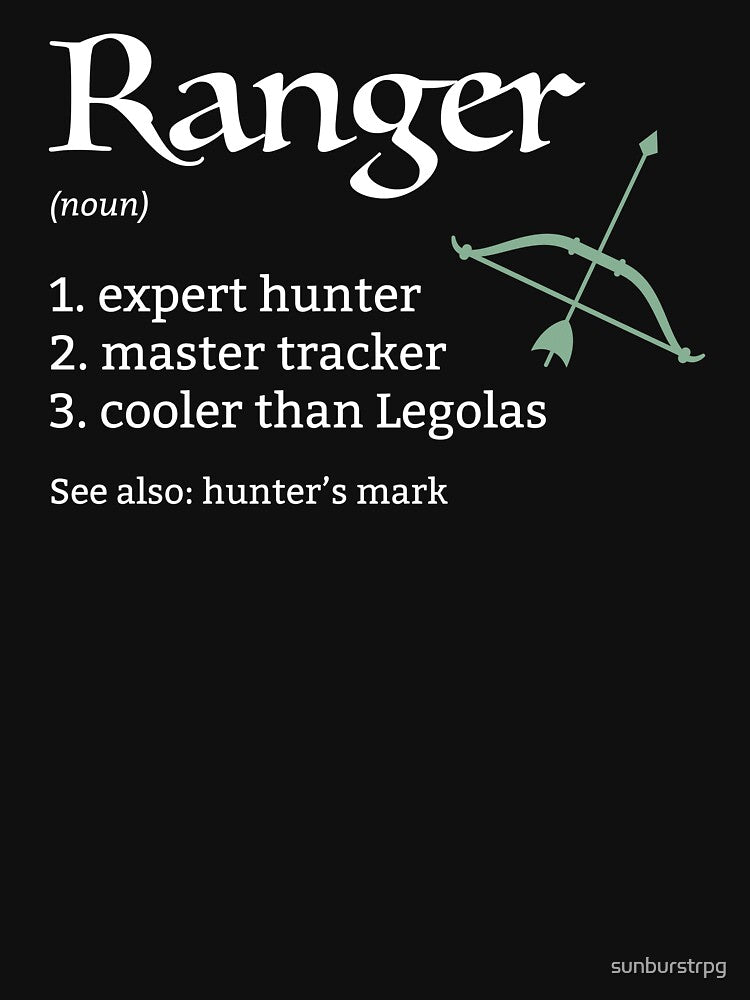 D&D Ranger Class Definition for Dungeons and Dragons by sunburstrpg