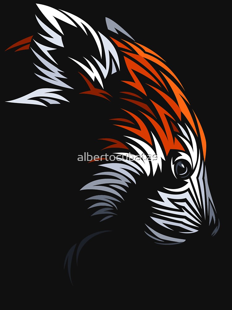Tribal Red Panda by albertocubatas