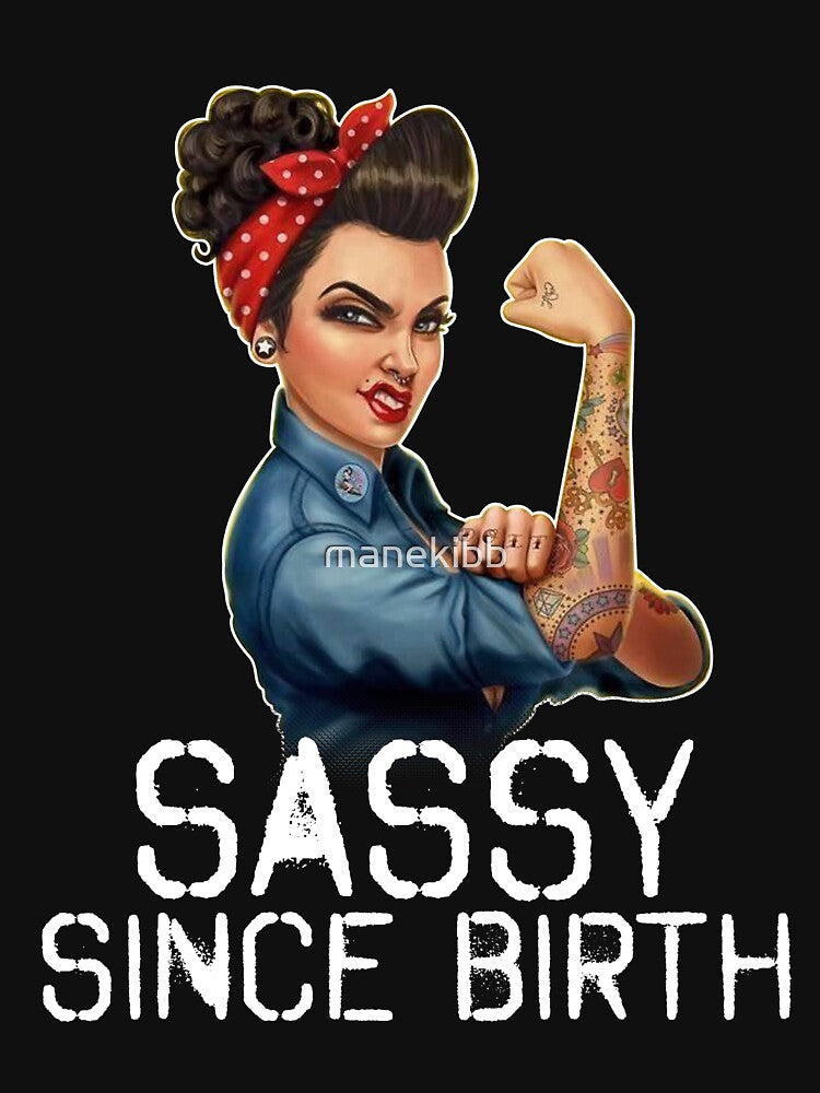 Tattooed Girl Sassy Since Birth by manekibb