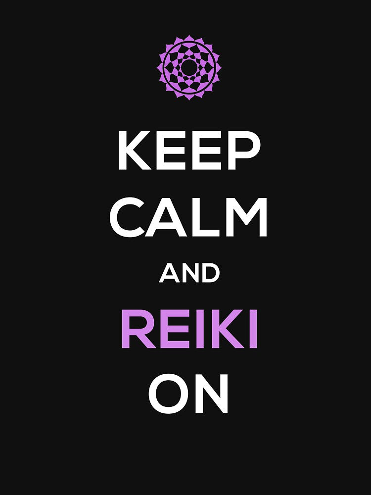 Keep Calm | Funny Chakra Qi Reiki Graphic by Jam Jar
