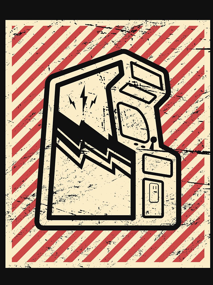 Vintage Distressed Arcade Machine by Jam Jar