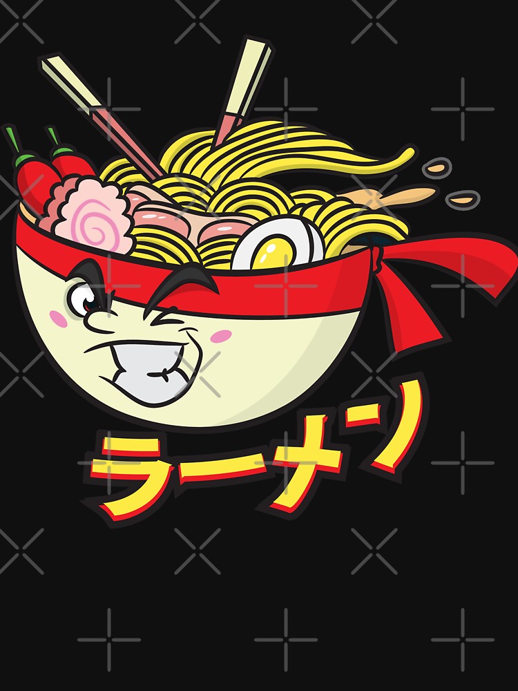 Spicy Ramen - Student Life Anime Noodle Bowl by PrintPress