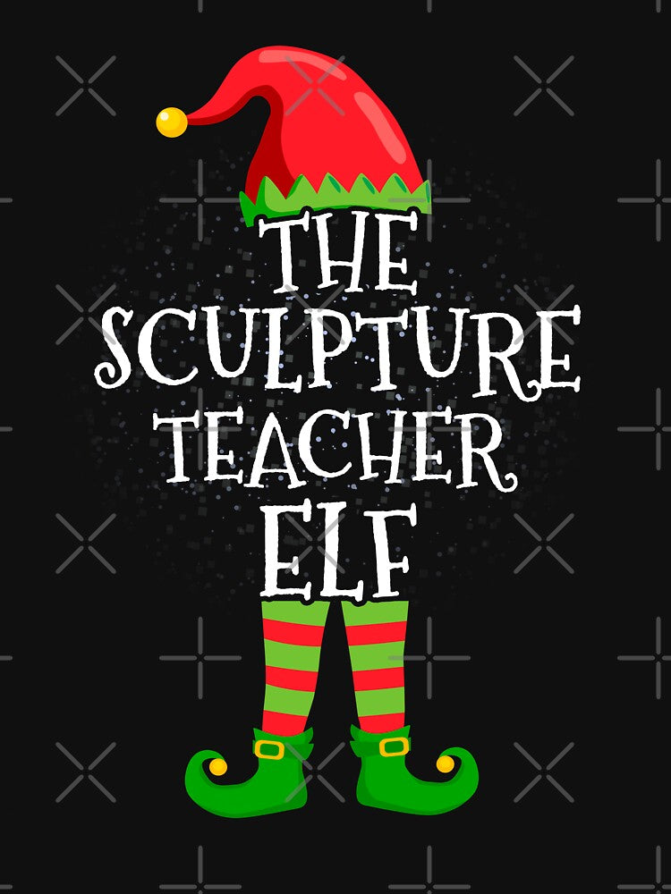 Sculpture Teacher Elf Family Matching Christmas Group by CosmoKitsch