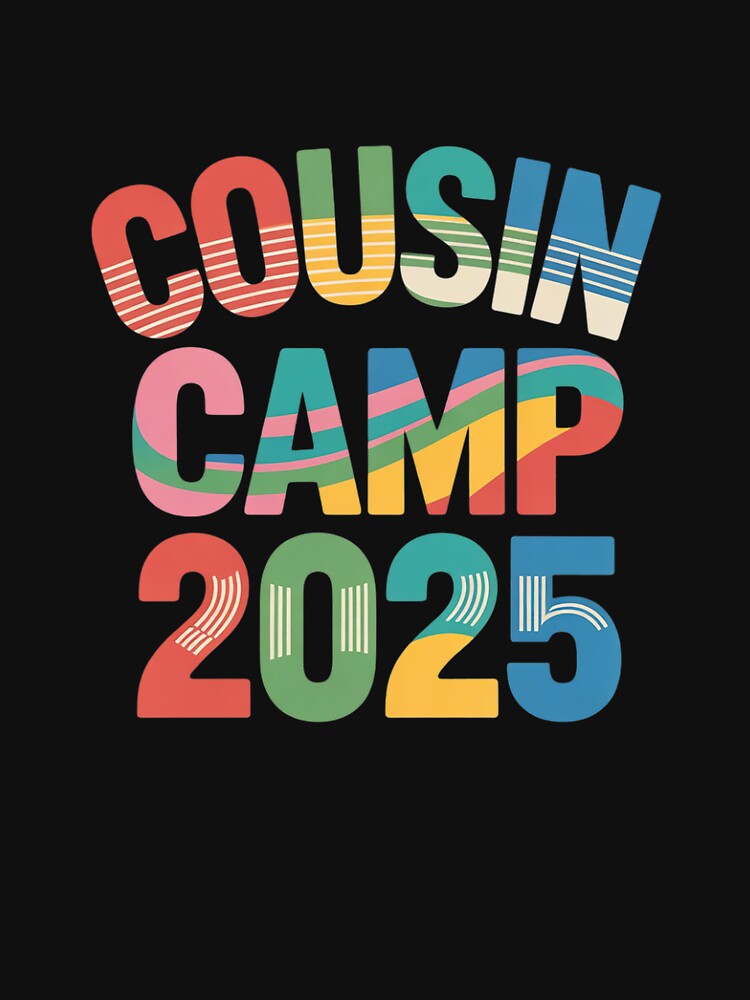 Womens Cousin Camp 2025 Summer Camping Family by angolinnArt