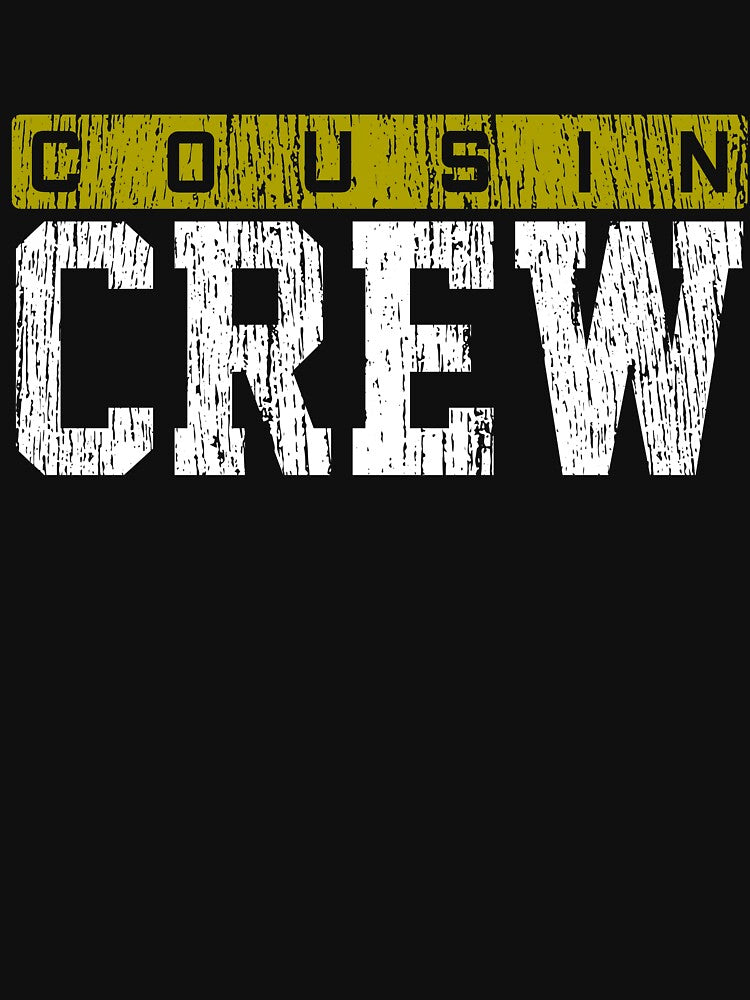 Cousin Crew Retro Family Reunion T-Shirt by 4tomic