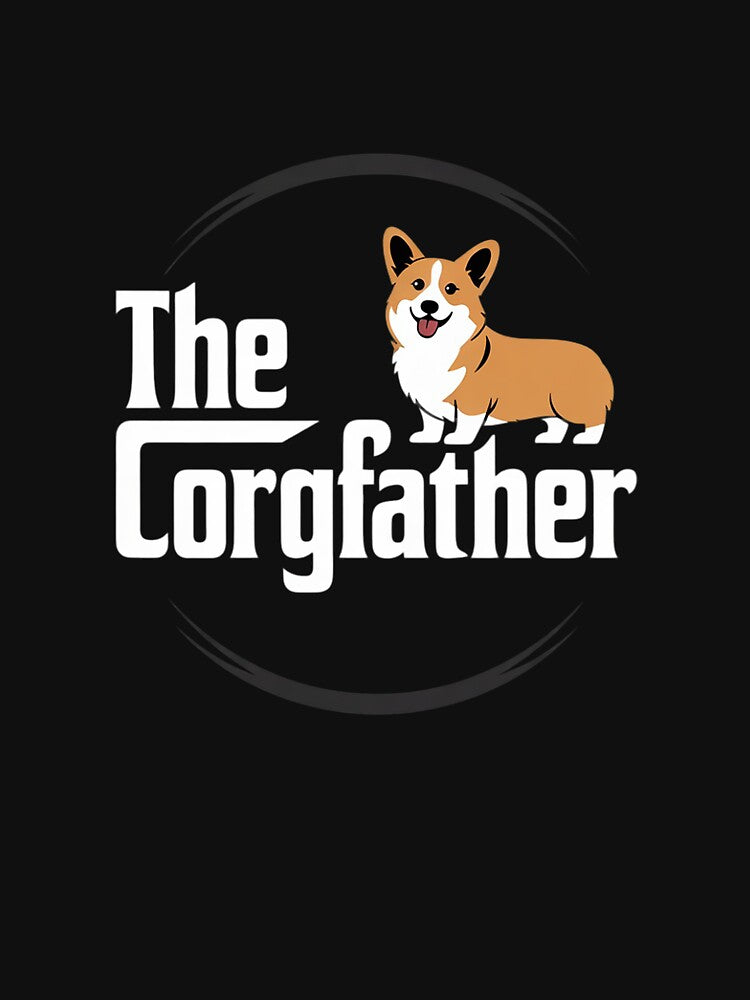 The Corgfather Dog Owner Pet Lovers Corgi Dad by angolinnArt