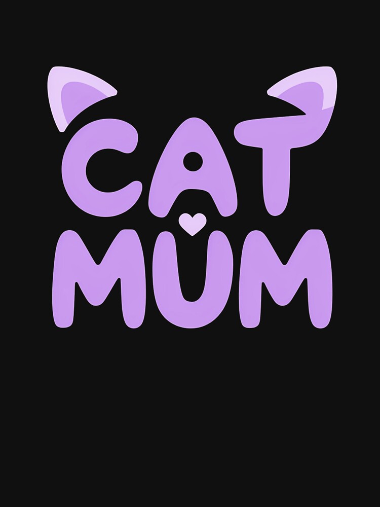 Cat Mum Shirt for Cat Lovers Mothers Day Gift cat mommy by SlocifieShop