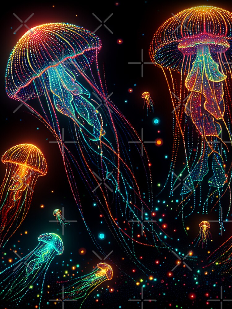Nocturnal Jellyfish Fantasy by zzz888