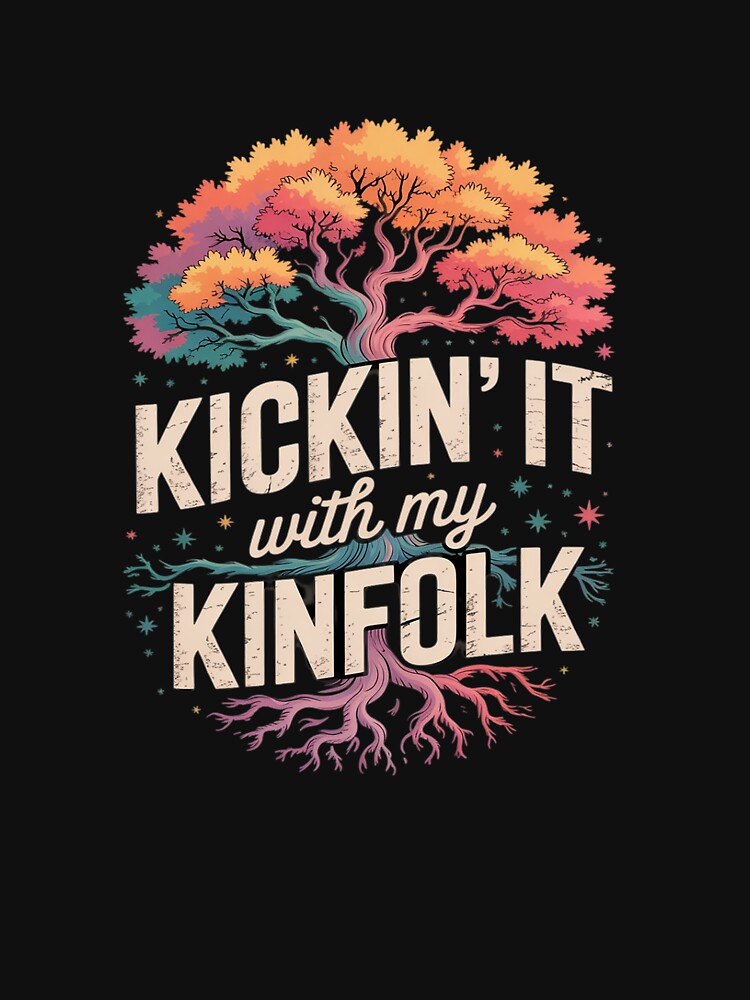 Kickin' It With My Kinfolk Family Reunion 2025 Matching Tree by GasVille