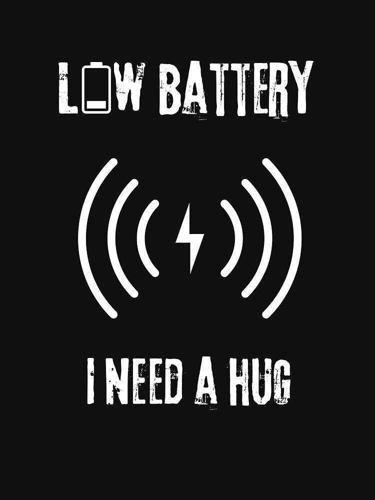 Low battery i need a hug wireless charging by hug classic by Scopy ⭐⭐⭐⭐⭐