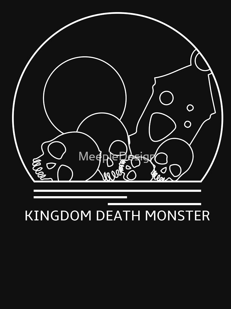 Kingdom Death Monster Minimalist Line Drawing - Board Game Inspired Graphic - Tabletop Gaming  - BGG by MeepleDesign
