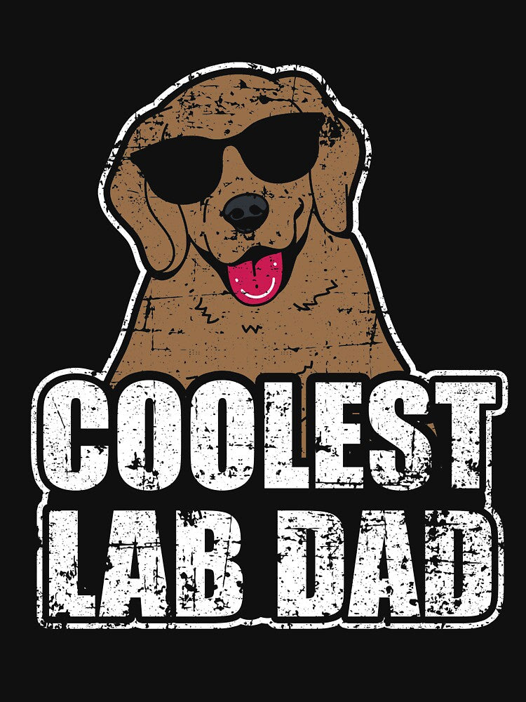 Coolest Lab Dad Labrador Daddy Dog Puppy Pet Parent by Kieran Abbott