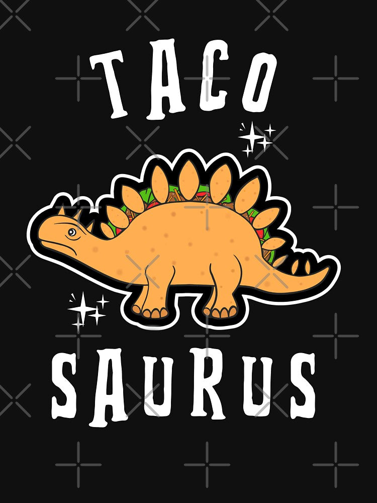 Funny Taco Dinosaur by Sartoris Art