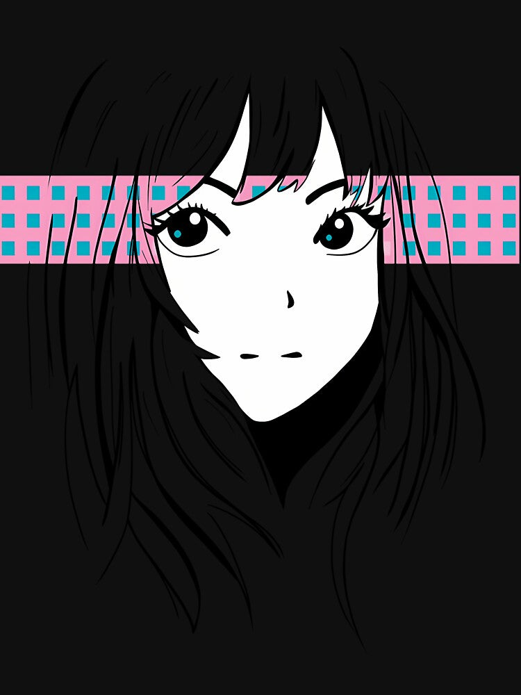 Anime Girl Vaporwave by TatuErkko