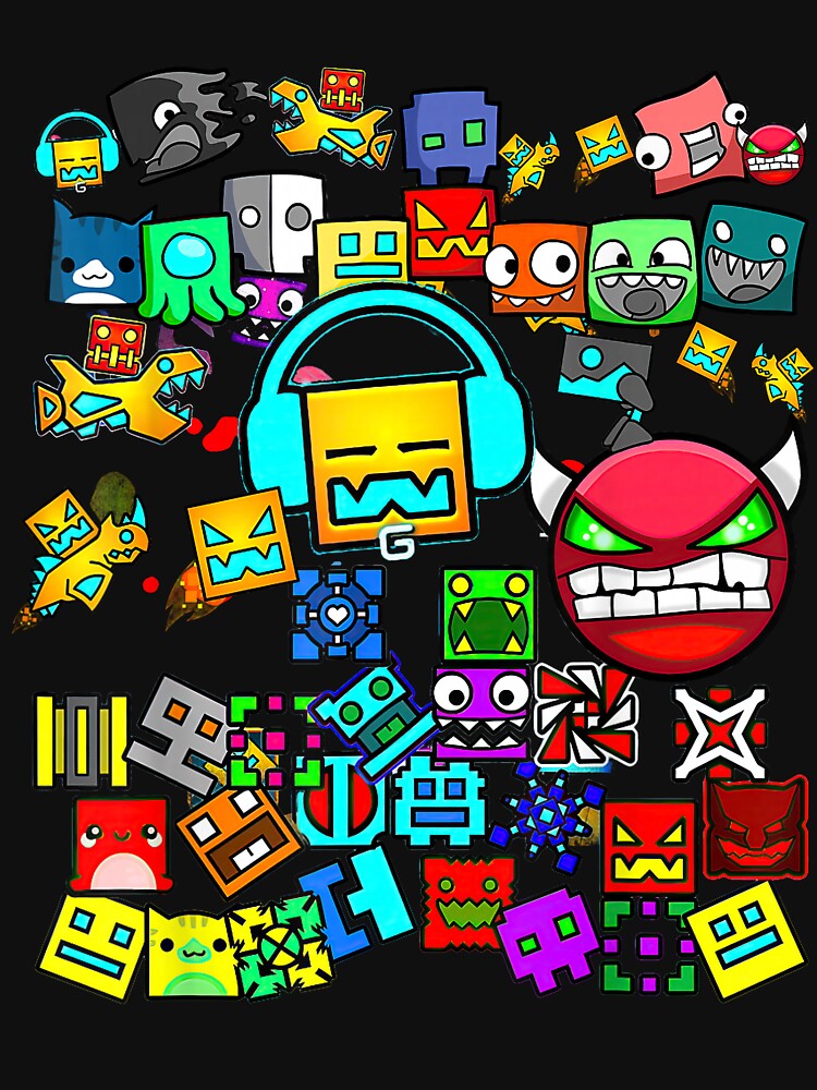 Video Game Geometry Video Gamer Lover Dash Gang Dash Crew by najaks