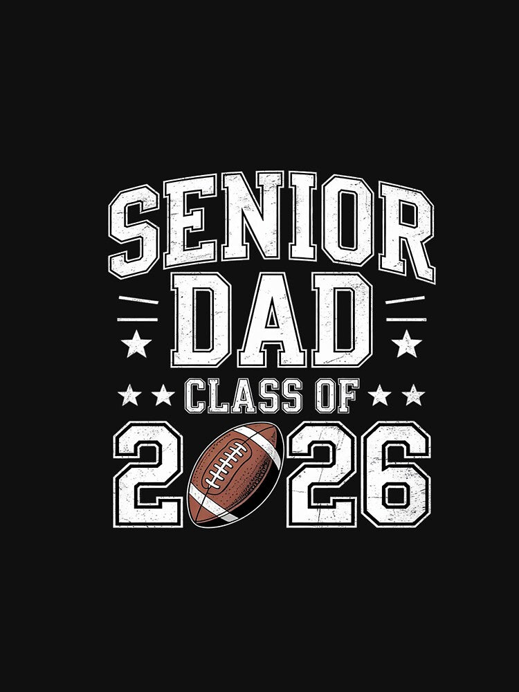 Proud Senior Dad 2026 Football Game Day Team Pride Supporter by BeetleMalon