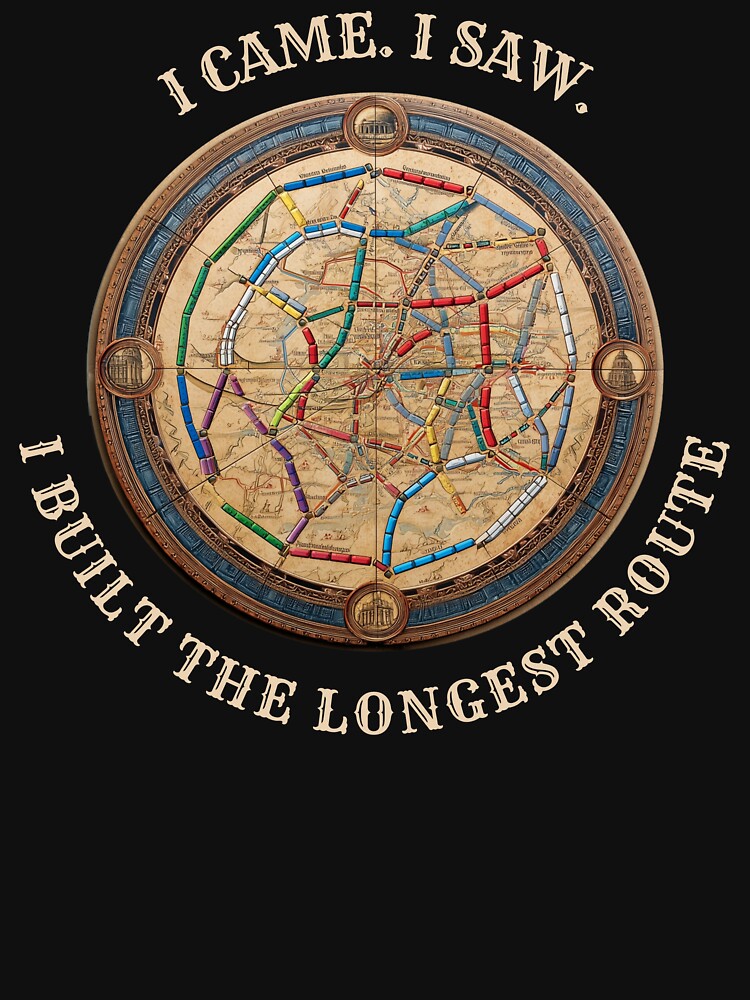 Ticket To Ride Board Game by Oak and Willow Goods