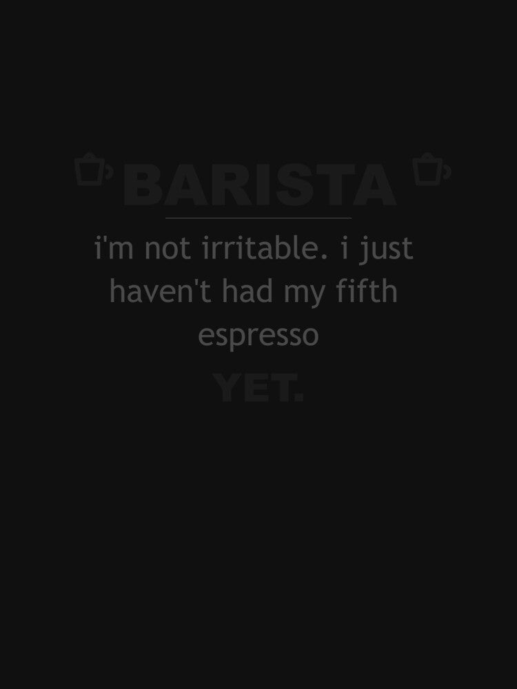 WhumbleCo Funny Barista Gift | I'm not irritable by WhumbleCo
