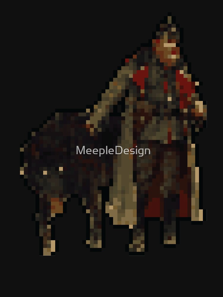 Scythe Saxony Empire Pixel Design - Board Game Inspired Graphic - Tabletop Gaming by MeepleDesign