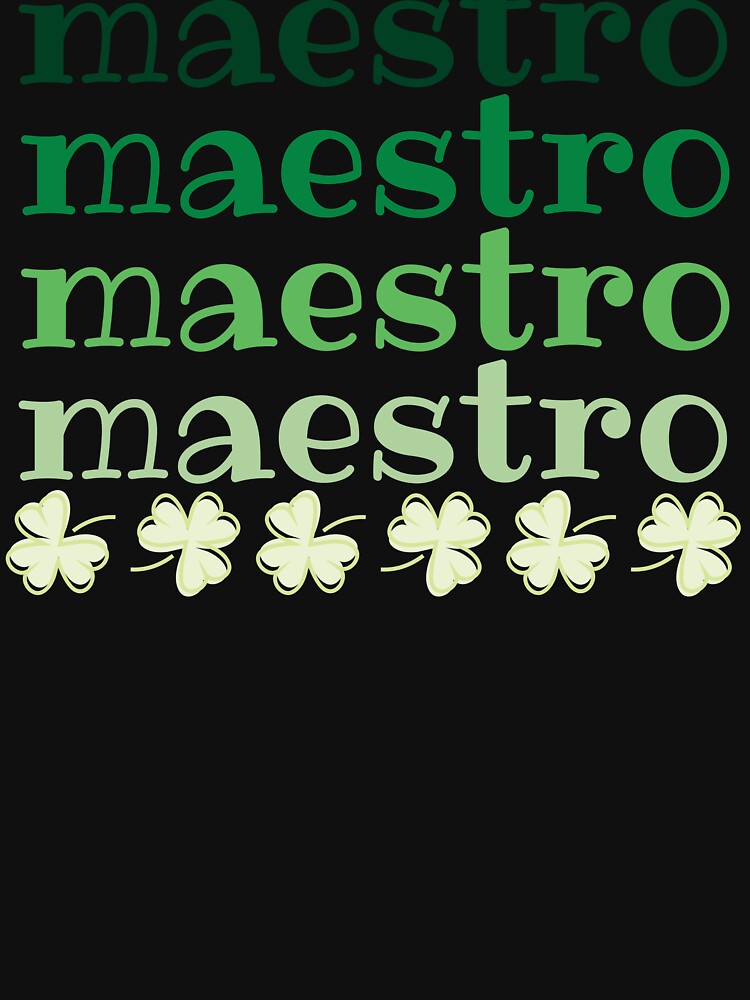 Maestro Clover Gradient – Lucky Teacher Design by Teacher2Nerds
