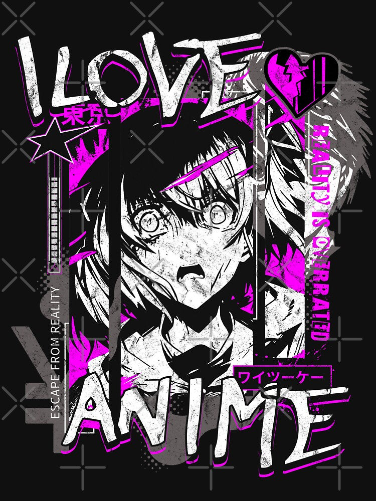 I Love Anime Escape From Reality by theSYD
