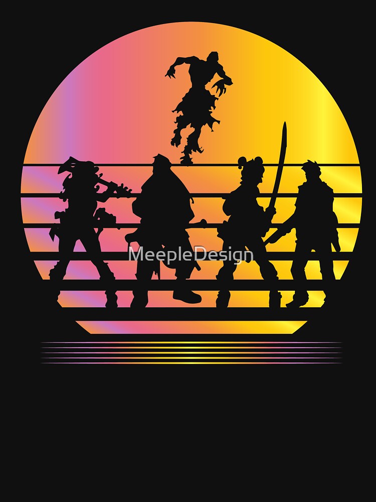 Zombicide Synthwave - Board Game Inspired Graphic - Tabletop Gaming  - BGG by MeepleDesign