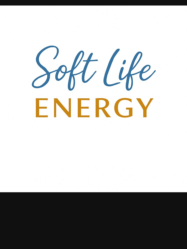 Soft Life Energy – Aesthetic Motivational Typography Design by MimisCornerCo