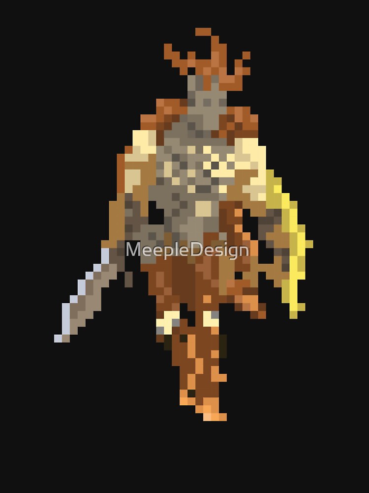 Gloomhaven Brute Pixel Design - Board Game Inspired Graphic - Tabletop Gaming by MeepleDesign