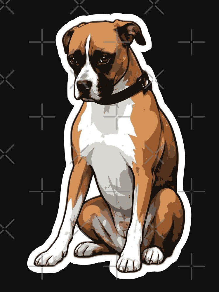 Sad Boxer Doggo by HistoryRepeats