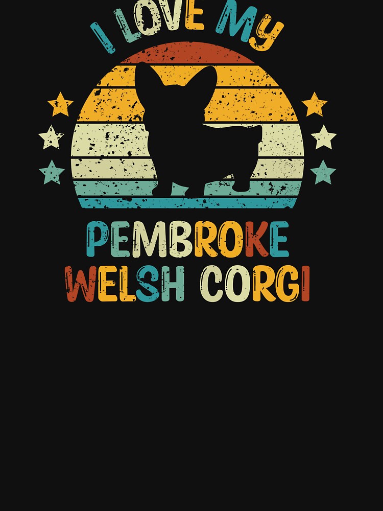 I Love My Pembroke Welsh Corgi Dog Owner Pet Lover by StickChic