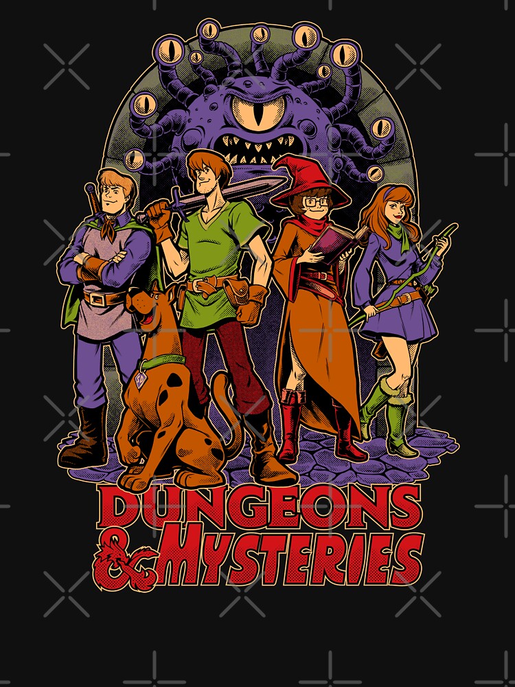Dungeons and Mysteries - RPG Vintage Dog Cartoon by Studio Mootant