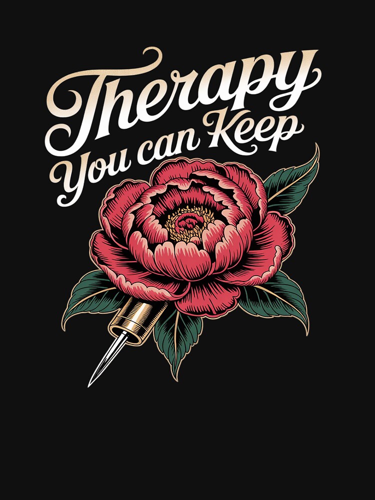 Neotraditional Tattoo Flash Rose Floral Peony, Tattoo Artist by TechnicalSara