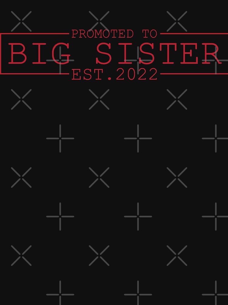 Promoted To Big Sister Est 2022 New Aunt Announce by teemenia