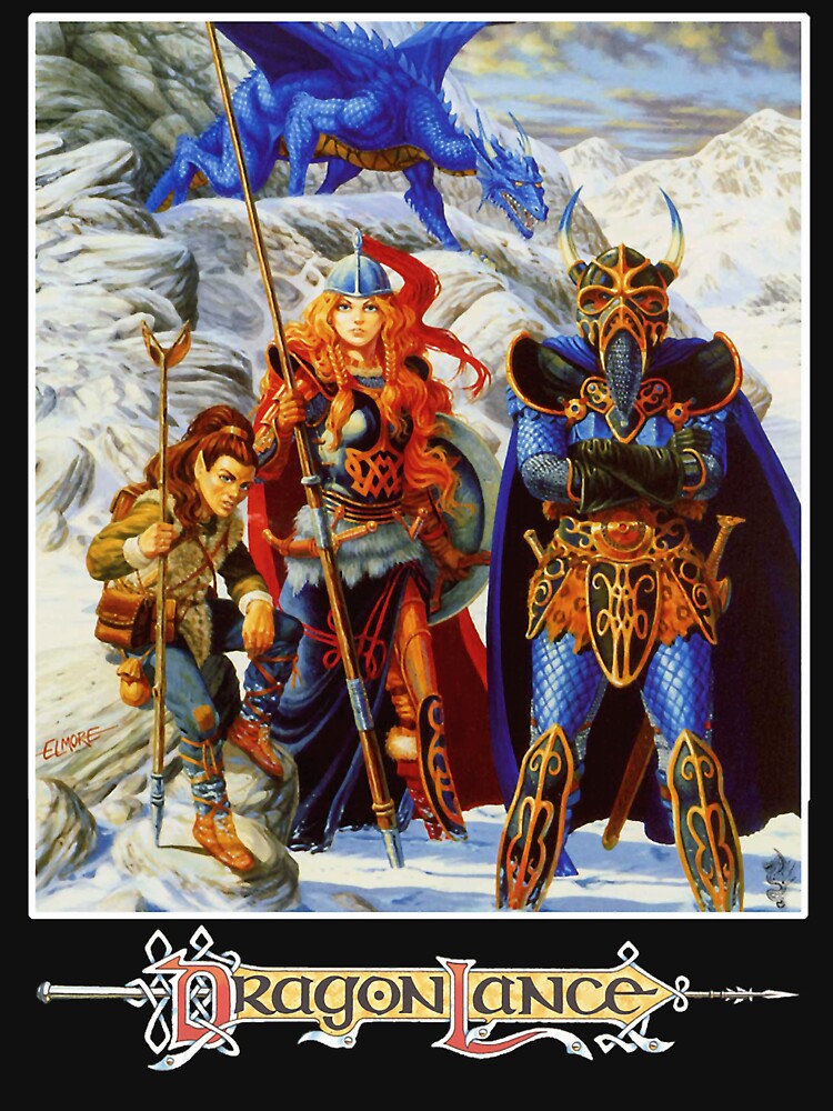 Advanced Dungeons and Dragons, Dragons of WInter Night DragonLance by EleaseMaltais