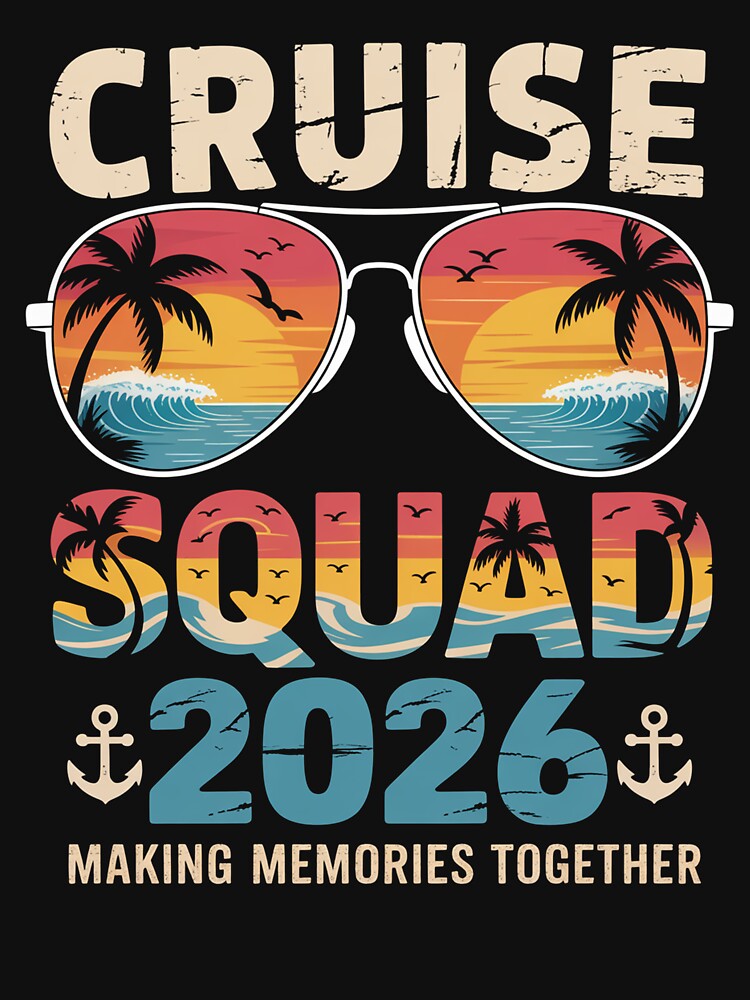 Cruise Squad 2026 Summer Vacation Matching Family by MaryoKing