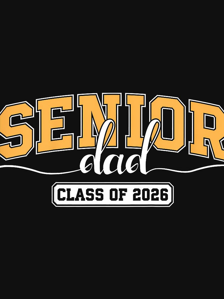 Senior Dad Class of 2026 Graduate Father Varsity Graduation_2 by GreggRoss