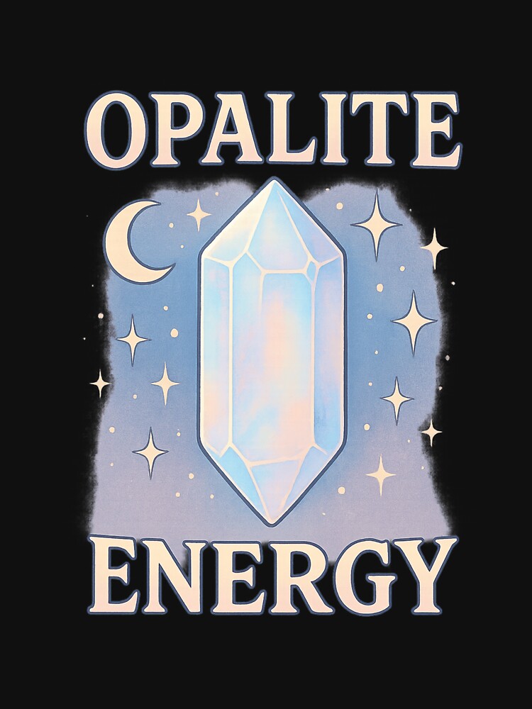 ✨ Opalite Energy – Crystal Vibes T-Shirt Design by LatestDesign95