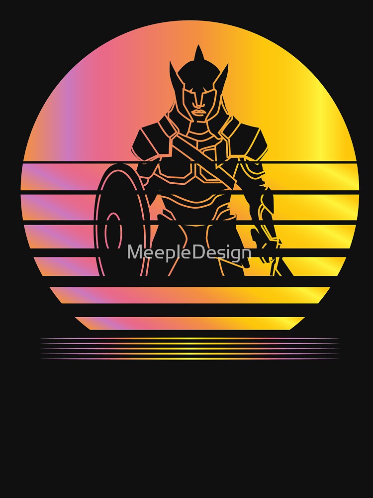 Roll Player Synthwave - Board Game Inspired Graphic - Tabletop Gaming  - BGG by MeepleDesign