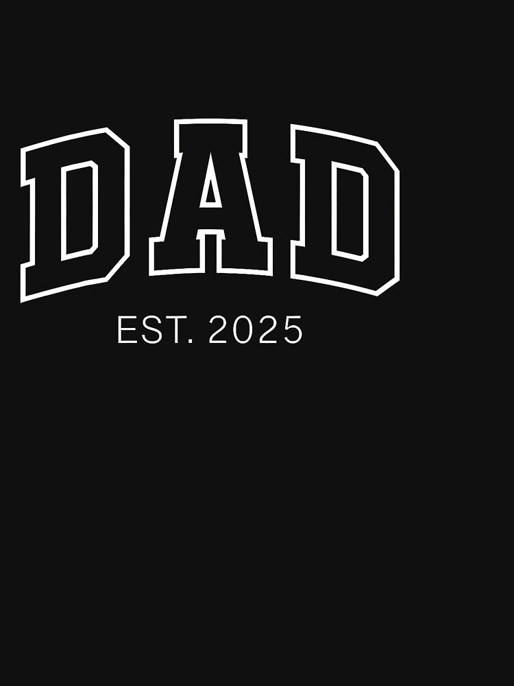 Promoted To Dad Est 2025 Daddy To Be Gifts First Time Dad by GabrielaPeterse