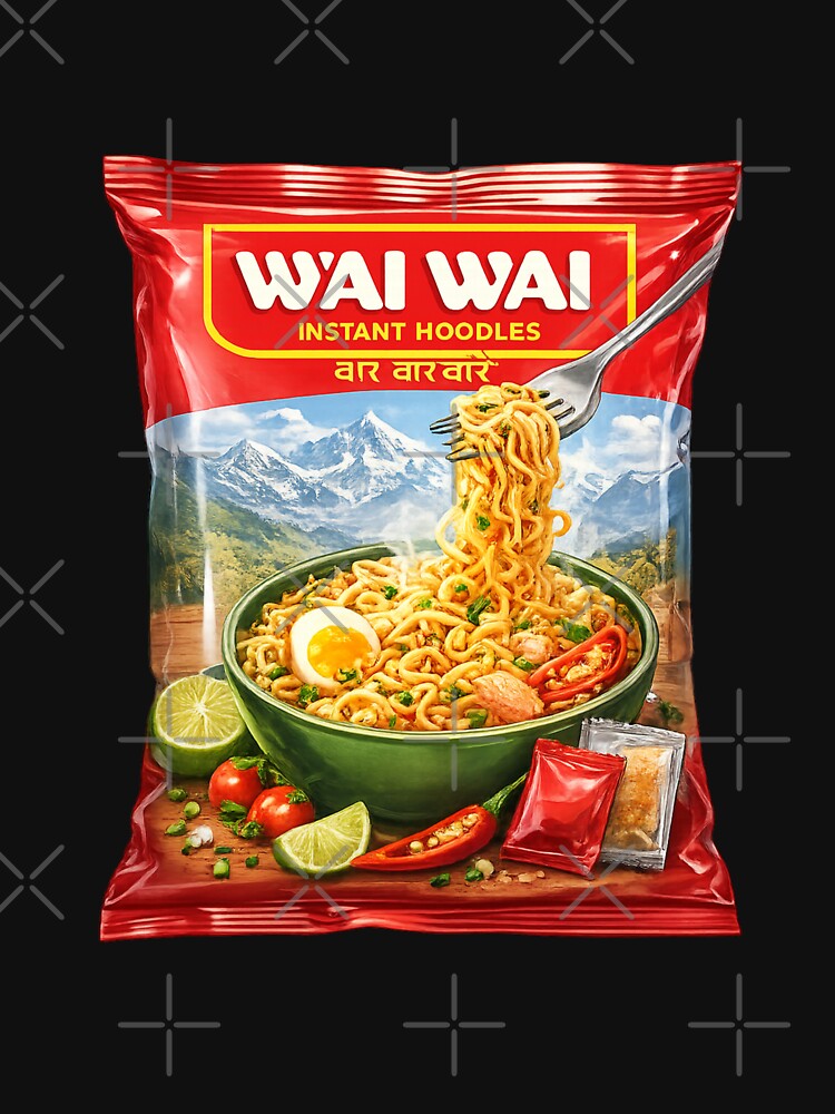 Wai Wai Himalayan Instant Noodles Package Nepal by Aryabek