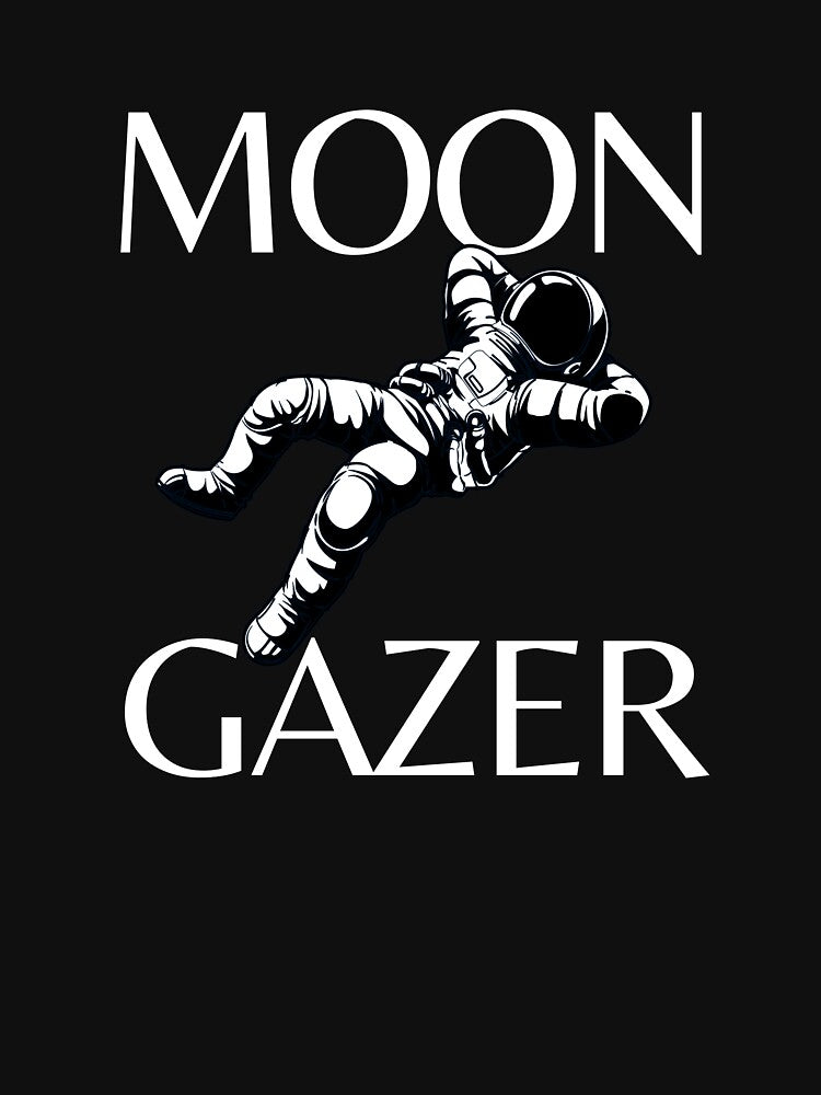 Moon Gazer Astronaut In Space by HYPNK