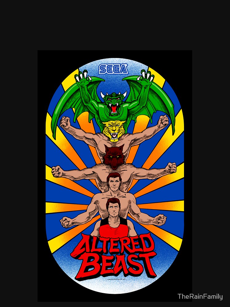 Retro Style Altered Beast Arcade Art Design by TheRainFamily