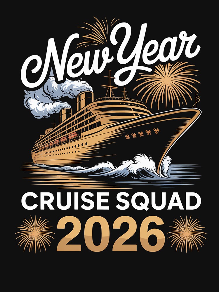 New Year Cruise Squad 2026 Years Eve Party Vacation Matching by HeinzanoWeno