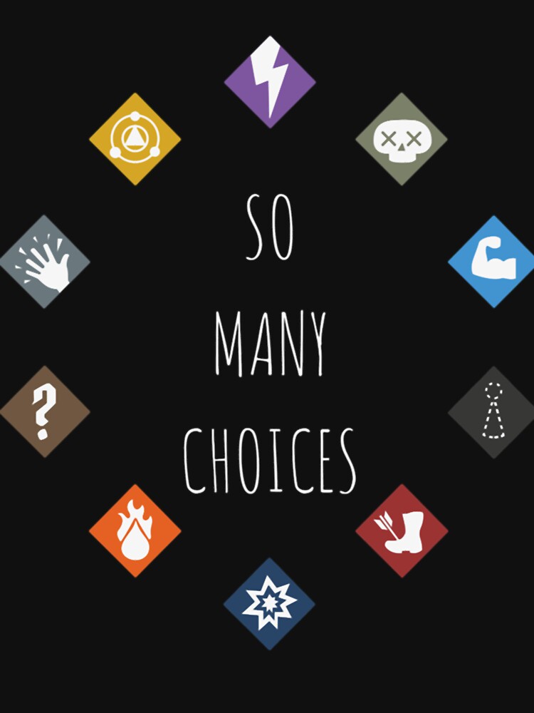 Gloomhaven So Many Choices - Board Game Inspired Graphic - Tabletop Gaming by CASSPRATLIN